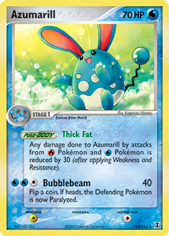 Carte Pokémon Azumarill 114/113 de la série Ex Espèces Delta en vente au meilleur prix