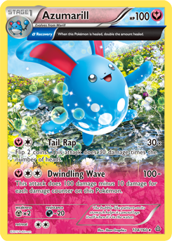 Azumarill 104/160 Pokémon card from Primal Clash for sale at best price