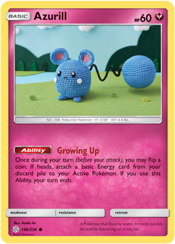 Azurill 146/236 Pokémon card from Cosmic Eclipse for sale at best price