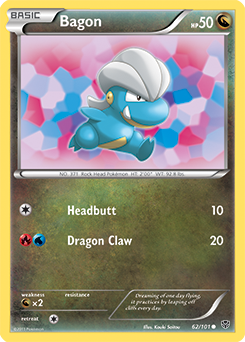 Bagon 62/101 Pokémon card from Plasma Blast for sale at best price