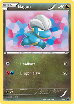 Bagon 6/20 Pokémon card from Dragon Vault for sale at best price