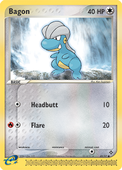 Bagon 49/97 Pokémon card from Ex Dragon for sale at best price