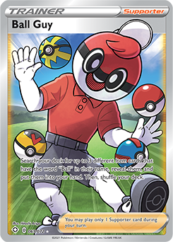 Ball Guy 065/072 Pokémon card from Shining Fates for sale at best price