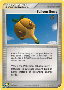 Carte Pokémon Peu commune Baie Ballon 82/97 de la série Ex Dragon