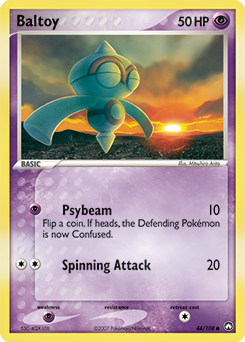 Baltoy 44/108 Pokémon card from Ex Power Keepers for sale at best price