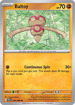 Carte Pokémon Communes Balbuto 46/86 de la série Chaos Ascendant