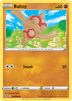 Baltoy 144/264 Pokémon card from Fusion Strike for sale at best price