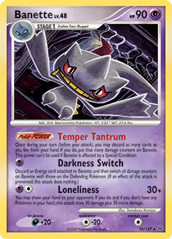 Banette 19/127 Pokémon card from Platinuim for sale at best price