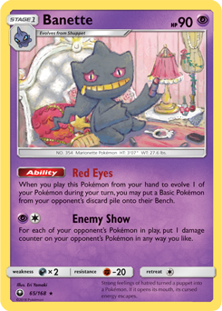Banette 65/168 Pokémon card from Celestial Storm for sale at best price
