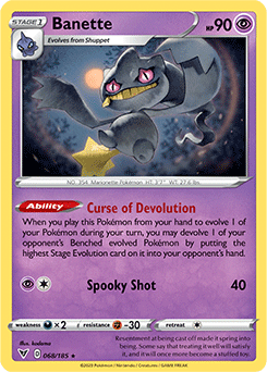 Banette 068/185 Pokémon card from Vivid Voltage for sale at best price