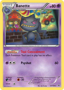 Banette 31/108 Pokémon card from Roaring Skies for sale at best price