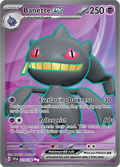 Banette ex 229/198 Pokémon card from Scarlet & Violet for sale at best price