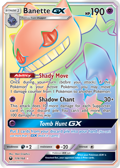 Banette GX 174/168 Pokémon card from Celestial Storm for sale at best price