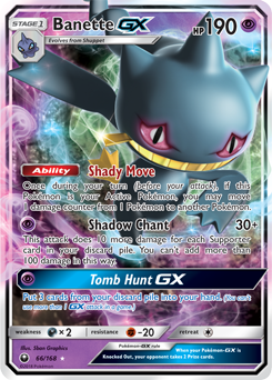 Banette GX 66/168 Pokémon card from Celestial Storm for sale at best price