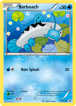 Barboach 39/160 Pokémon card from Primal Clash for sale at best price
