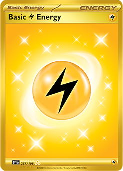 Basic Lightning Energy 257/198 Pokémon card from Scarlet & Violet for sale at best price