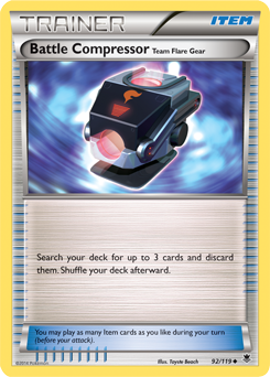 Battle Compressor 92/119 Pokémon card from Phantom Forces for sale at best price