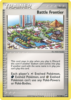 Carte Pokémon Zone de combat 71/108 de la série Ex Gardiens du Pouvoir en vente au meilleur prix