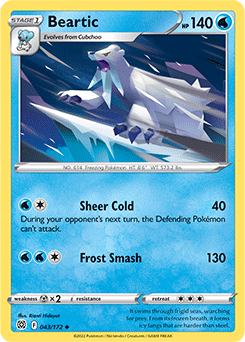 Beartic 043/172 Pokémon card from Brilliant Stars for sale at best price