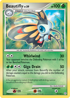 Beautifly 19/130 Pokémon card from Diamond & Pearl for sale at best price