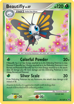 Beautifly 21/127 Pokémon card from Platinuim for sale at best price