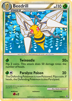 Beedrill 12/95 Pokémon card from Unleashed for sale at best price