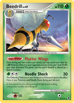 Beedrill 15/111 Pokémon card from Rising Rivals for sale at best price