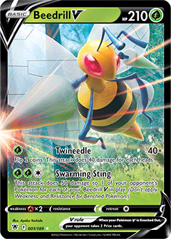 Beedrill V 001/189 Pokémon card from Astral Radiance for sale at best price