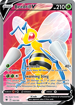 Beedrill V 160/189 Pokémon card from Astral Radiance for sale at best price