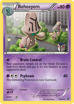 Beheeyem 62/99 Pokémon card from Next Destinies for sale at best price