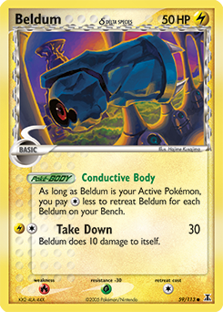 Beldum 59/113 Pokémon card from Ex Delta Species for sale at best price