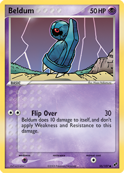 Beldum 55/107 Pokémon card from Ex Deoxys for sale at best price