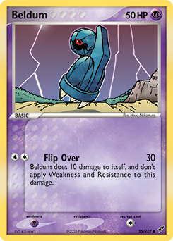 Carte Pokémon Commune Terhal 55/107 de la série Ex Deoxys