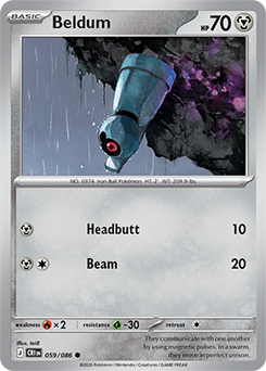 Carte Pokémon Communes Terhal 59/86 de la série Chaos Ascendant