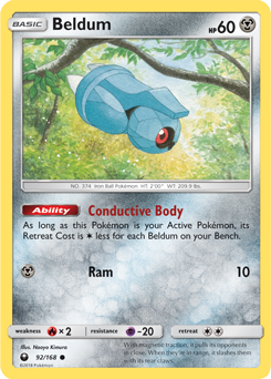 Beldum 92/168 Pokémon card from Celestial Storm for sale at best price