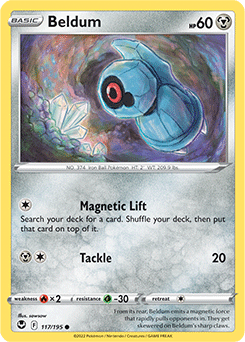 Beldum 117/195 Pokémon card from Silver Tempest for sale at best price