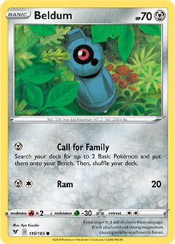 Beldum 116/185 Pokémon card from Vivid Voltage for sale at best price