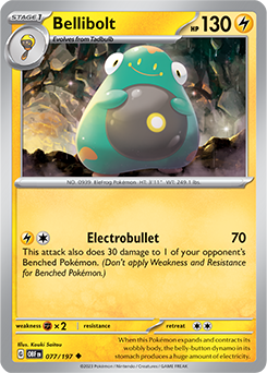 Bellibolt 77/197 Pokémon card from Obsidian Flames for sale at best price