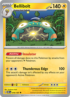 Bellibolt 78/197 Pokémon card from Obsidian Flames for sale at best price
