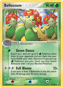 Bellossom 3/115 Pokémon card from Ex Unseen Forces for sale at best price