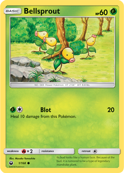 Bellsprout 1/168 Pokémon card from Celestial Storm for sale at best price