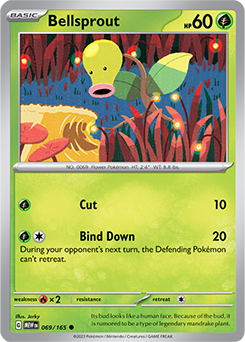 Bellsprout 69/165 Pokémon card from 151 for sale at best price