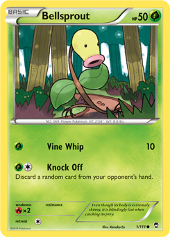 Bellsprout 1/111 Pokémon card from Furious Fists for sale at best price