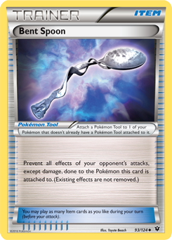 Bent Spoon 93/124 Pokémon card from Fates Collide for sale at best price