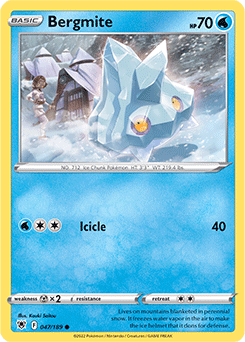 Carte Pokémon Communes Grelaçon 047/189 de la série Astres Radieux