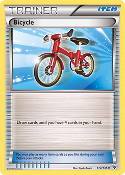Bicycle 117/135 Pokémon card from Plasma Storm for sale at best price