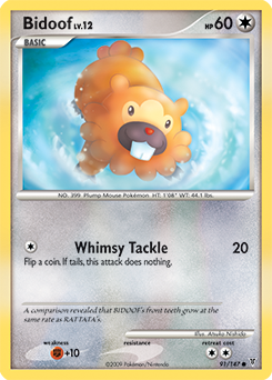 Bidoof 91/147 Pokémon card from Supreme Victors for sale at best price