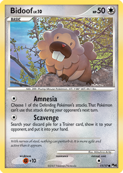 Bidoof 11/17 Pokémon card from POP 6 for sale at best price