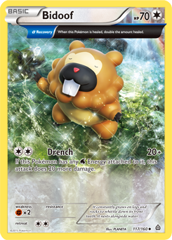 Bidoof 117/160 Pokémon card from Primal Clash for sale at best price