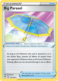 Big Parasol 157/189 Pokémon card from Darkness Ablaze for sale at best price